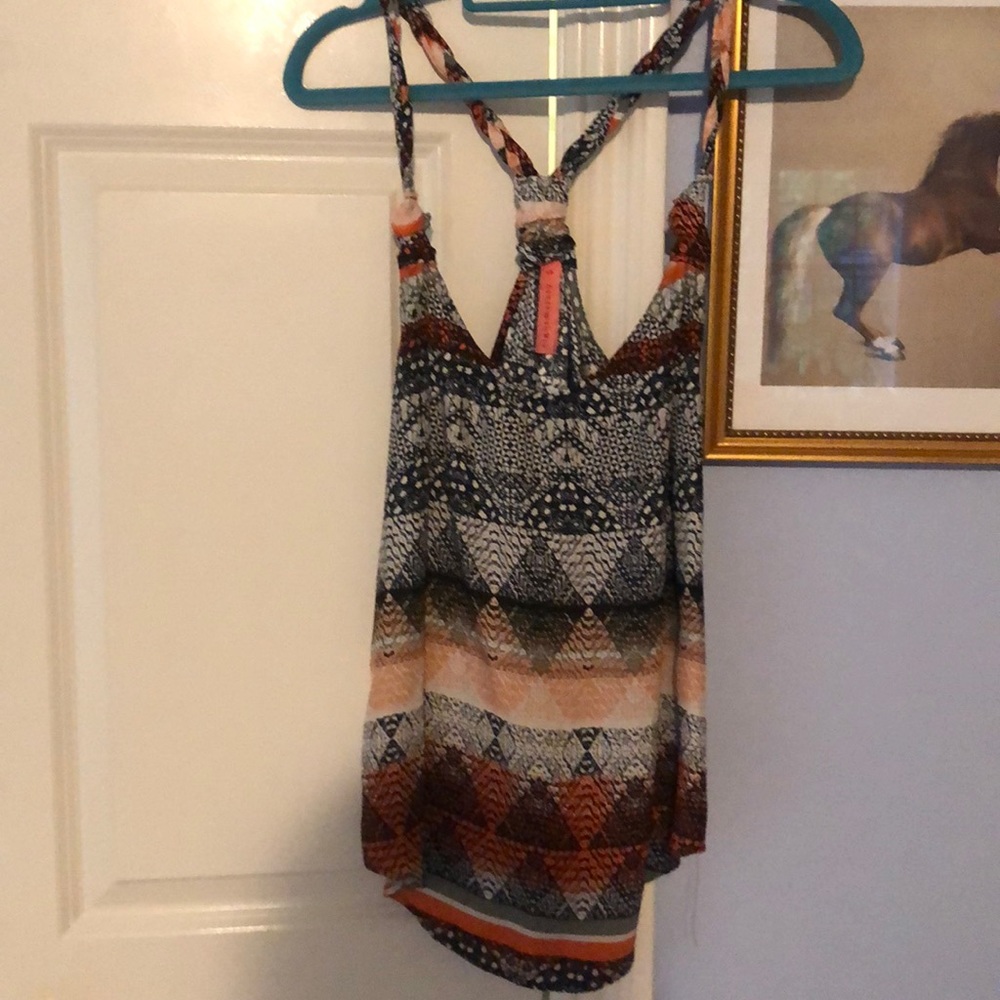 Eight Sixty silk tank top